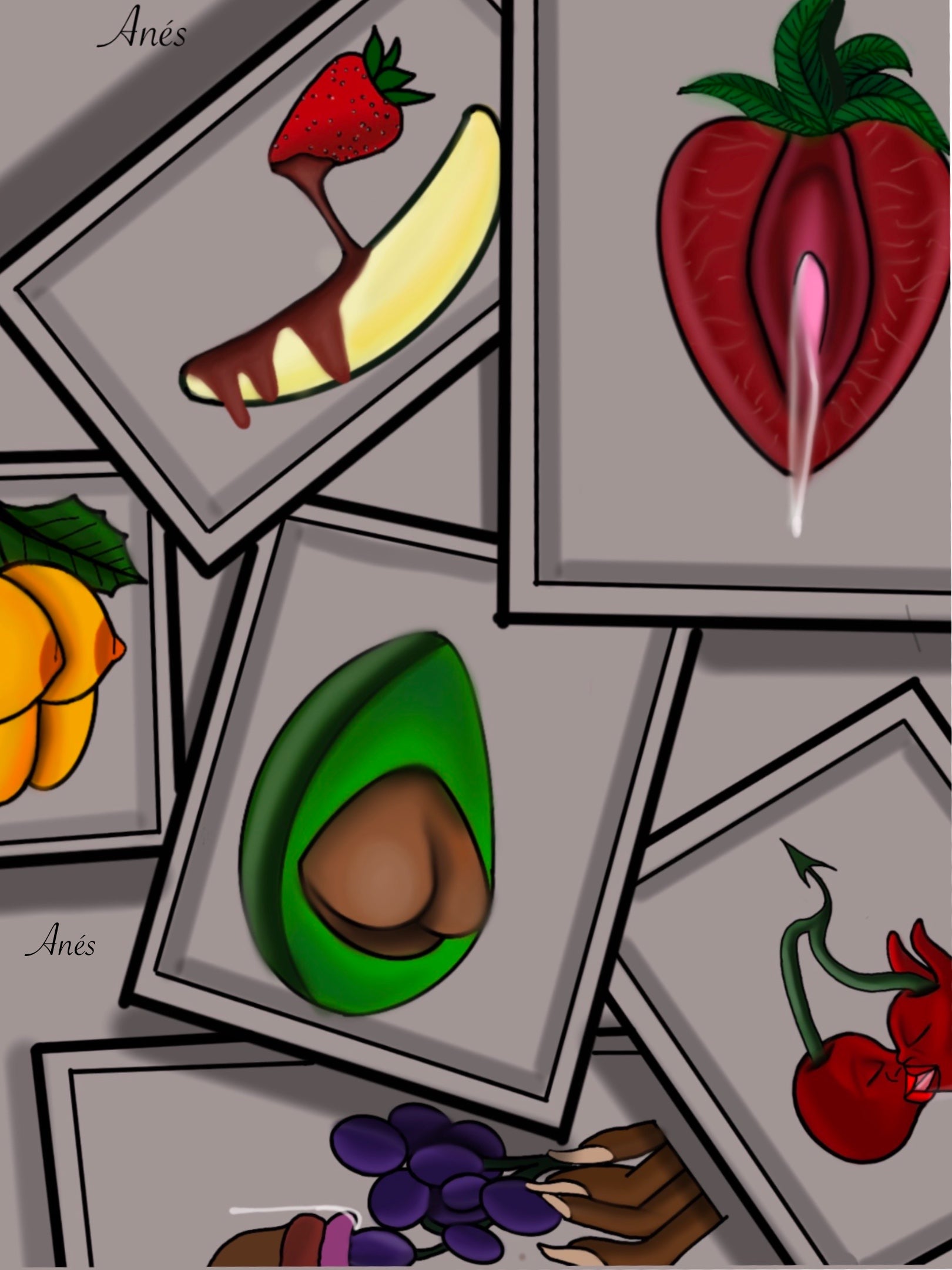 FOOD PRN Art Print