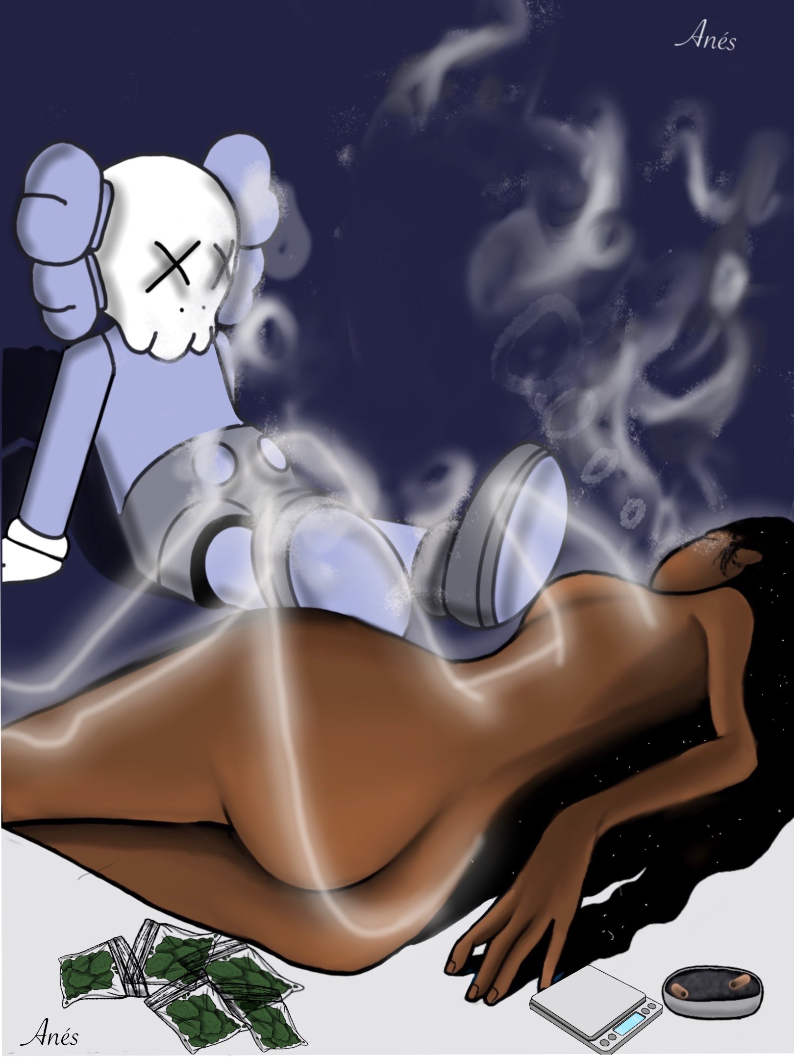 Blowing O’s Art Print